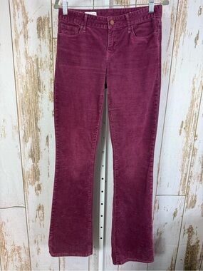GAP Women's Boot Cut Corduroy Pants - Burgundy. Size 27 Tall. Excellent cond!